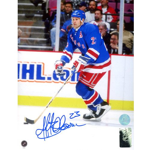 Jeff Beukeboom New York Rangers Autographed Game Action 8x10 Photo