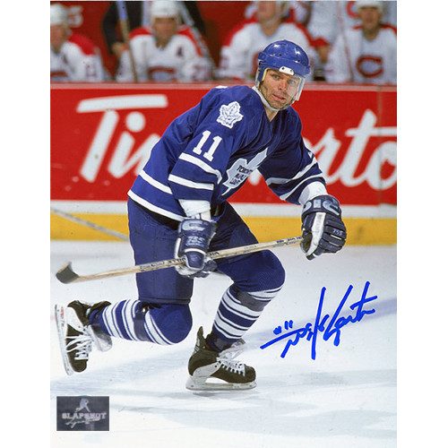 Mike Gartner Toronto Maple Leafs Autographed Skating 8x10 Photo