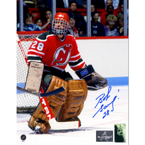 Bob Sauve New Jersey Devils Autographed Goalie 8x10 Photo
