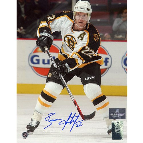 Brian Leetch Boston Bruins Autographed Action 8x10 Photo