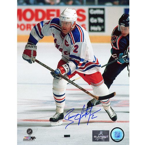 Brian Leetch Captain New York Rangers Autographed 8x10 Photo