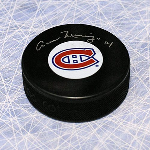 Cesare Maniago Montreal Canadiens Autographed Hockey Puck