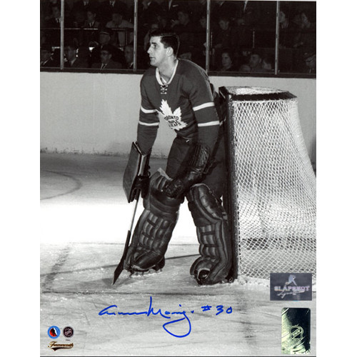 Cesare Maniago Toronto Maple Leafs Autographed Goalie 8x10 Photo