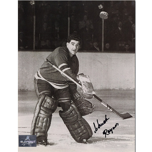 Chuck Rayner Goalie Action New York Rangers Autographed 8x10 Photo