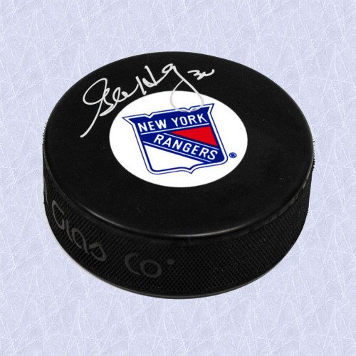 Glenn Healy Autographed Hockey Puck-New York Rangers