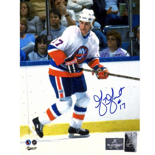 Greg Gilbert New York Islanders Autographed Hockey 8x10 Photo