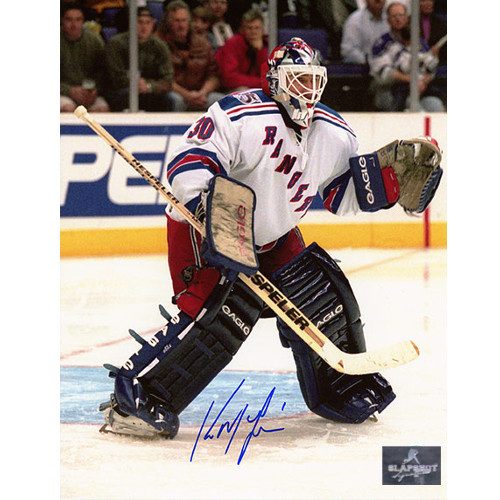 Kirk McLean New York Rangers Autographed Goalie 8x10 Photo
