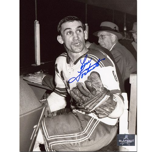 Lou Fontinato New York Rangers Autographed Penalty Box 8x10 Photo