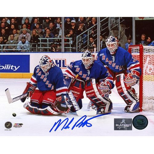 Mike Richter New York Rangers Signed Photo-Multi-Exposure 8x10 Photo