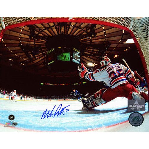 Mike Richter Rangers Madison Square Garden Net Cam 8x10 Signed Photo