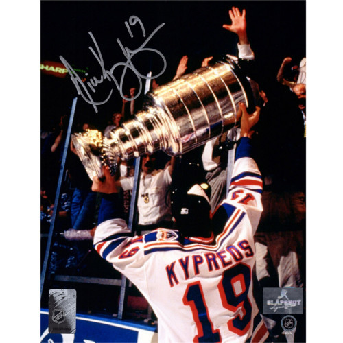 Nick Kypreos Stanley Cup 1994 New York Rangers Autographed 8x10 Photo