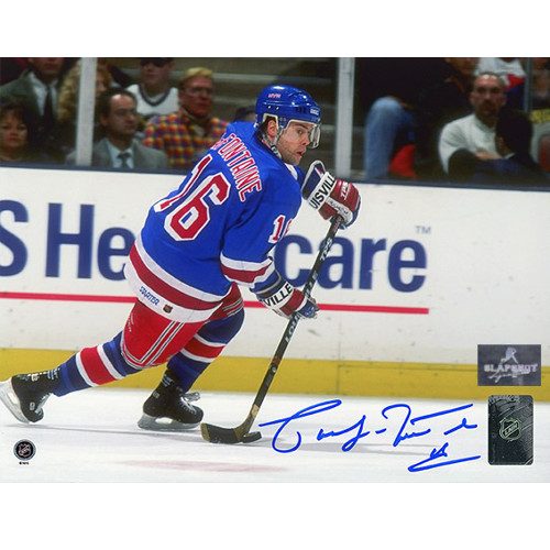 Pat LaFontaine New York Rangers Autographed Playmaker 8x10 Photo