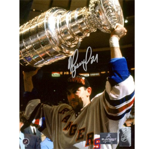 Sergei Zubov NY Rangers Autographed 1994 Stanley Cup 8x10 Photo