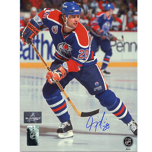 Craig Muni Edmonton Oilers Autographed Hockey 8x10 Photo