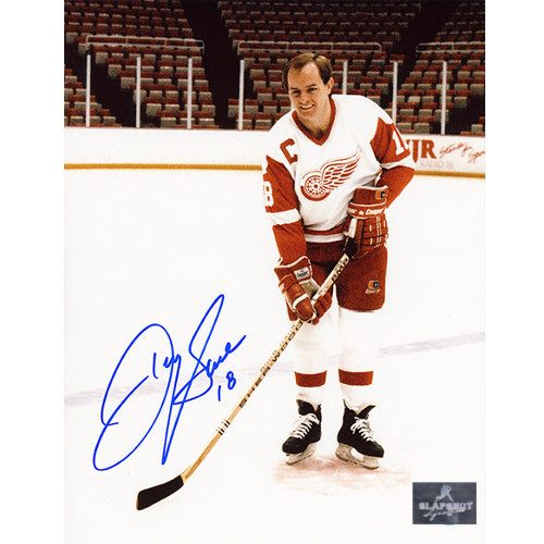 Danny Gare Detroit Red Wings Autographed Captain 8x10 Photo