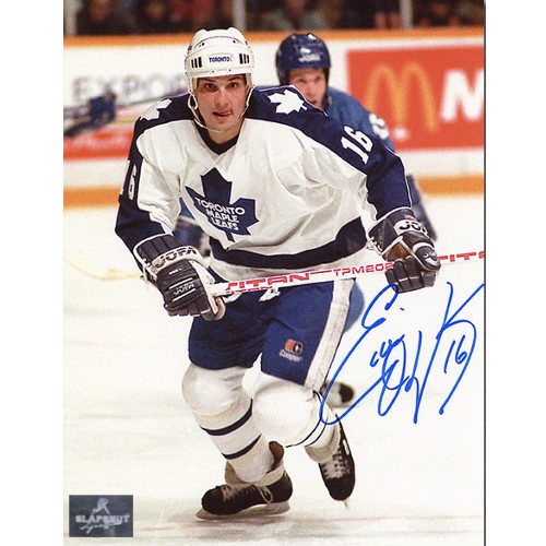 Ed Olczyk Toronto Maple Leafs Autographed Hockey 8x10 Photo