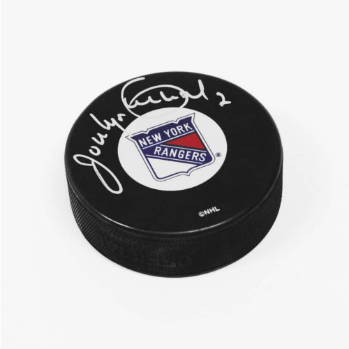 Jocelyn Guevremont New York Rangers Autographed Hockey Puck