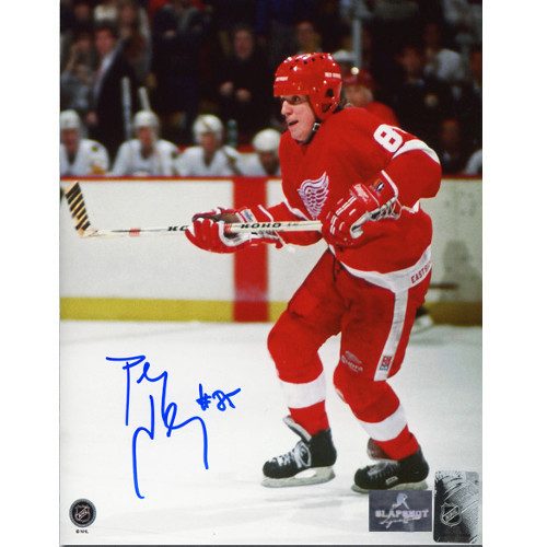 Petr Klima Detroit Red Wings Autographed Hockey 8x10 Photo
