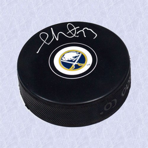 Sam Reinhart NHL Autographed Hockey Puck-Buffalo Sabres