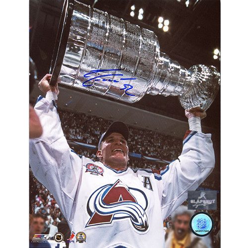 Adam Foote Colorado Avalanche Stanley Cup Autographed 8x10 Photo