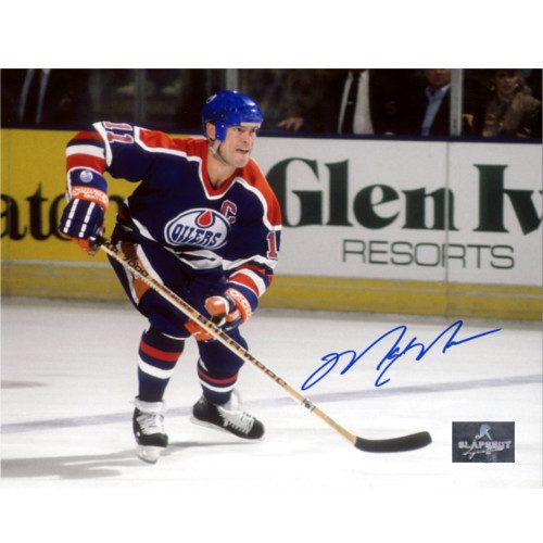 Mark Messier Oilers Hockey Rush Autographed 8x10 Photo