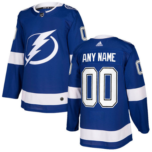 Tampa Bay Lightning Adidas Authentic Hockey Jersey Any Name and Number