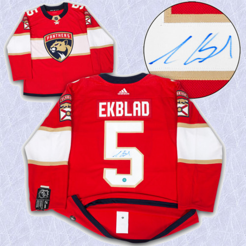 Aaron Ekblad Adidas Jersey Autographed Authentic-Florida Panthers