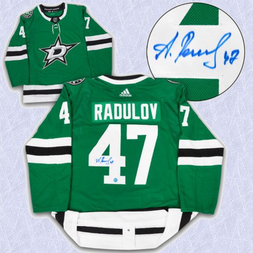 Alexander Radulov Adidas Jersey Autographed Authentic-Dallas Stars