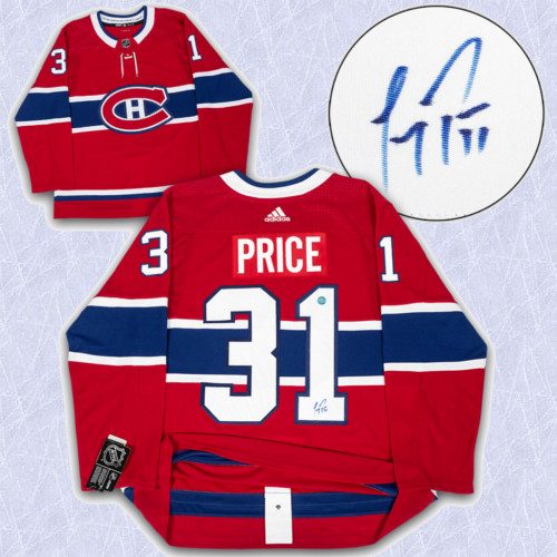 Carey Price Adidas Jersey Autographed Authentic-Montreal Canadiens