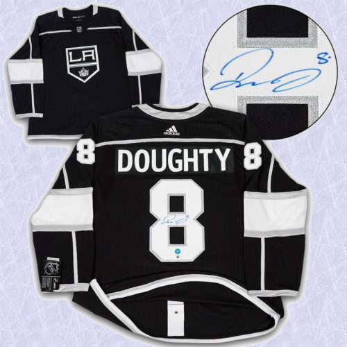 Drew Doughty Adidas Jersey Autographed-Los Angeles Kings