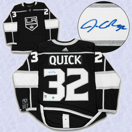 Jonathan Quick Adidas Jersey Autographed Authentic-LA Kings