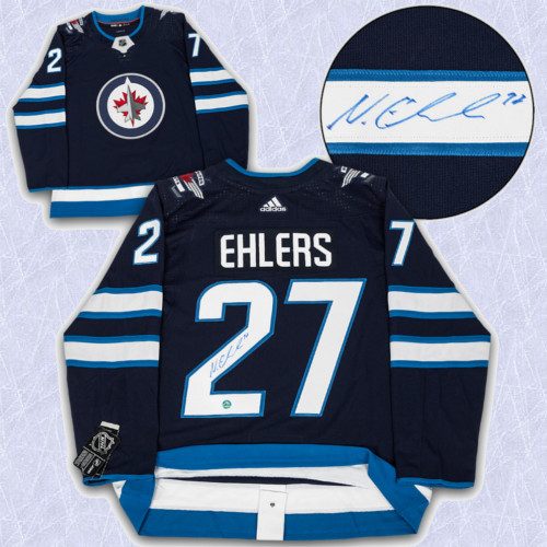 Nikolaj Ehlers Adidas Jersey Autographed-Winnipeg Jets
