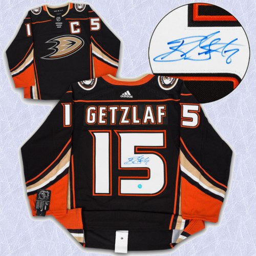 Ryan Getzlaf Adidas Jersey Autographed Authentic-Anaheim Ducks