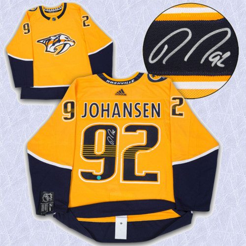 Ryan Johansen Adidas Jersey Autographed Authentic-Nashville Predators