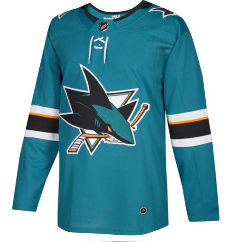 San Jose Sharks Adidas Authentic Home NHL Jersey