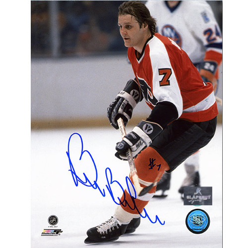 Bill Barber Philadelphia Flyers Autographed Action 8x10 Photo