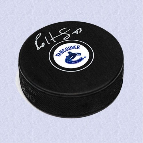 Bo Horvat Autographed Vancouver Canucks Hockey Puck
