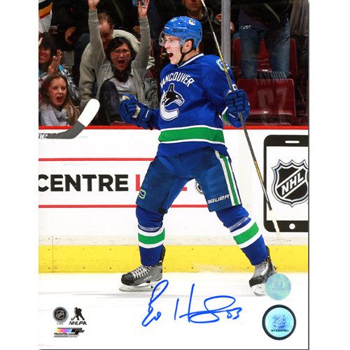 Bo Horvat Vancouver Canucks Autographed First Goal 8x10 Photo