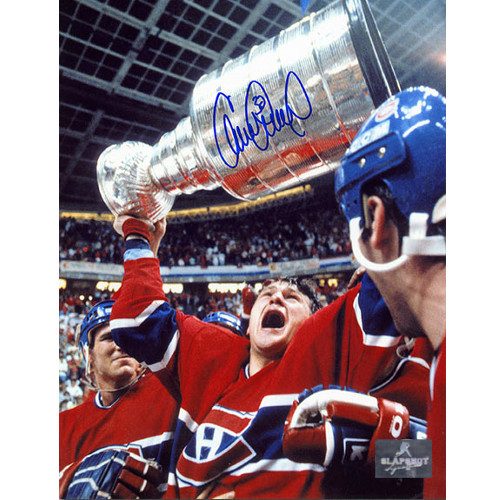 Claude Lemieux Montreal Canadiens Autographed 1986 Stanley Cup 8x10 Photo