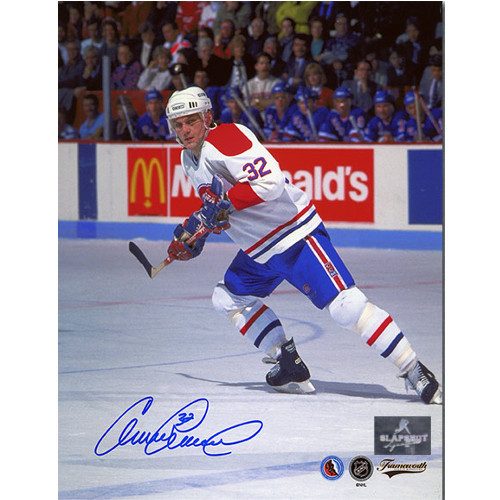 Claude Lemieux Montreal Canadiens Autographed Hockey Action 8x10 Photo