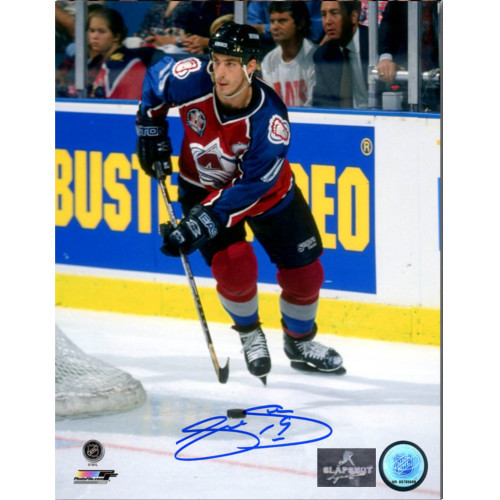 Joe Sakic Autographed Colorado Avalanche 1996 Stanley Cup Finals 8x10 Photo