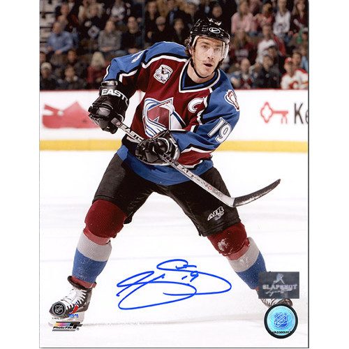Joe Sakic Colorado Avalanche Autographed Hockey Captain 8x10 Photo