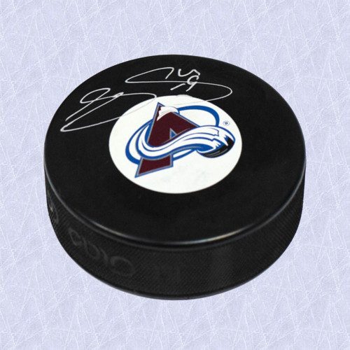 Joe Sakic Colorado Avalanche Autographed Hockey Puck