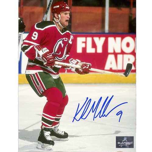Kirk Muller New Jersey Devils Autographed Retro Captain 8x10 Photo