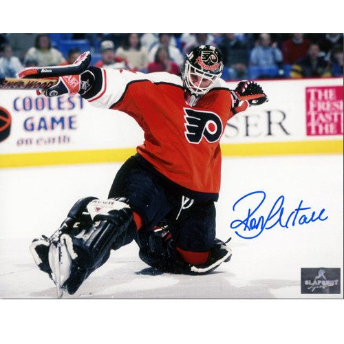 Ron Hextall Autographed Philadelphia Flyers Kick Save 8x10 Photo