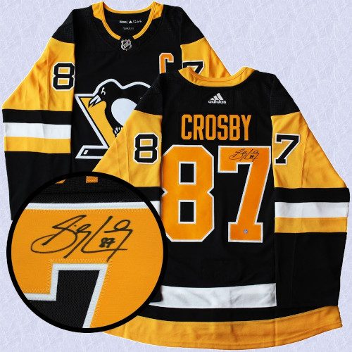 Sidney Crosby Pittsburgh Penguins Autographed Adidas Authentic Hockey Jersey