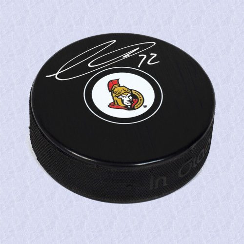 Thomas Chabot Ottawa Senators Signed Autograph Model Hockey Puck