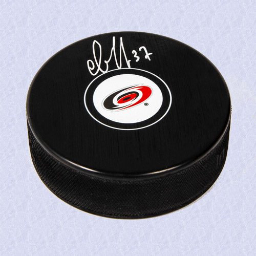 Andrei Svechnikov Carolina Hurricanes Signed Autograph Model Hockey Puck