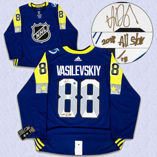 Andrei Vasilevskiy 2018 All Star Signed & Inscribed Adidas Authentic Jersey /18