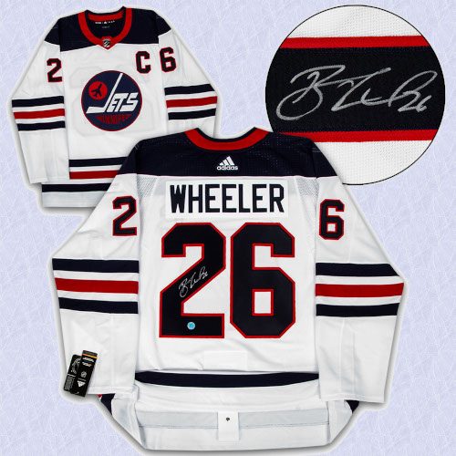 Blake Wheeler Winnipeg Jets Autographed Heritage Adidas Authentic Hockey Jersey
